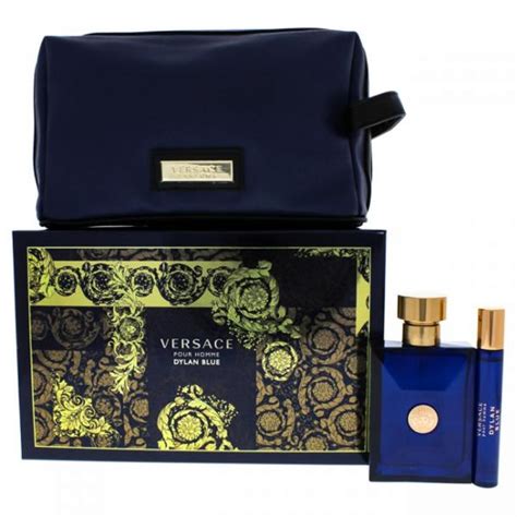 versace blue dylan gift set|Versace perfume men's dylan blue.